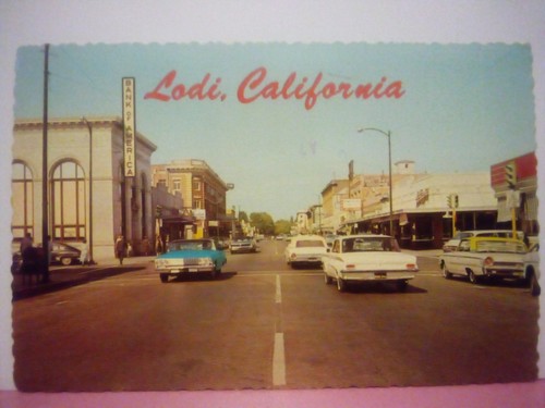 Lodi california downtown 1960s - california,